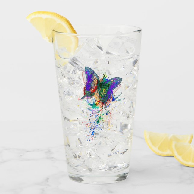 Butterfly-Spritzer Glas (Vorderseite Ice)