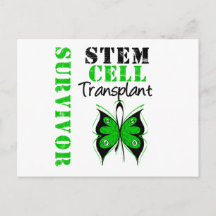 Butterfly - Stammzelltransplantation Überlebende Postkarte