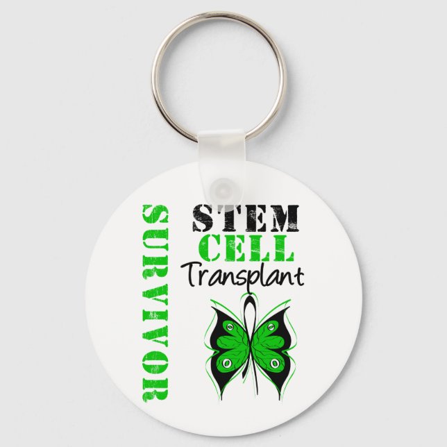 Butterfly - Stammzelltransplantation Überlebende Schlüsselanhänger (Vorderseite)