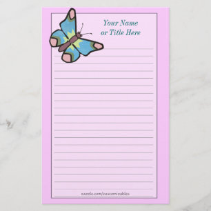 Butterfly-Stationierung Briefpapier