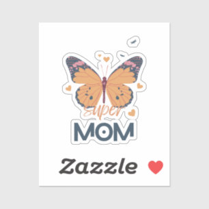 Butterfly Super-MAMA Aufkleber