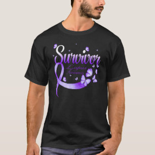 Butterfly Survivor Lupus Bewusstsein T-Shirt