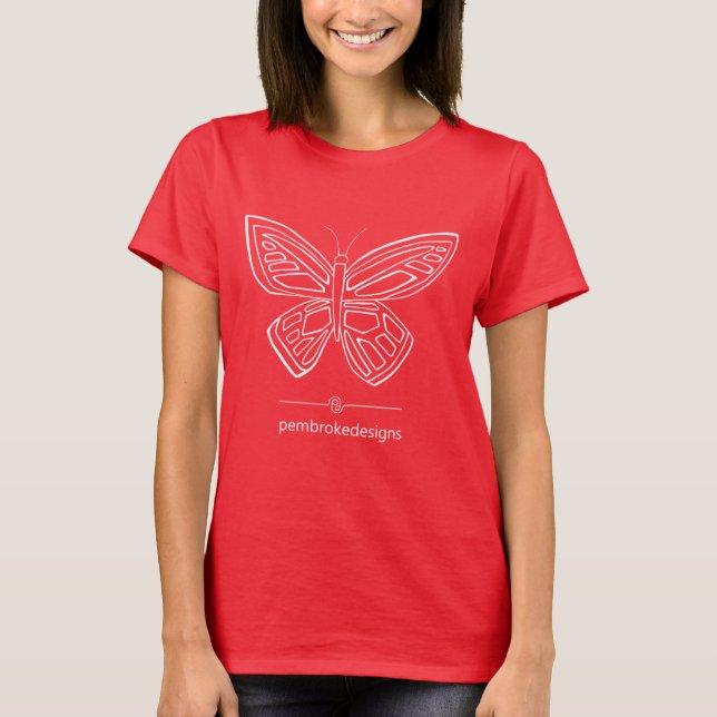 Butterfly-T - Shirt (Vorderseite)