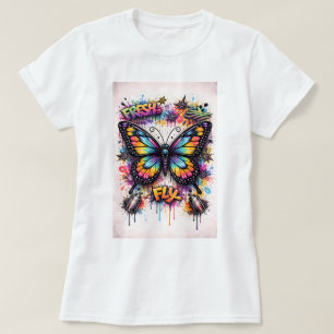 Butterfly Tees Co. Graffiti-Schmetterling-Shirt 00