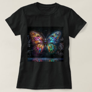 Butterfly Tees Co. Neon-Schmetterling-Shirt 004779