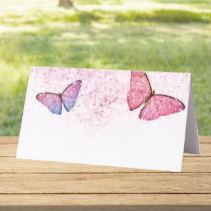 Butterfly Theme Girl Birthday Party Food Zents Platzkarte