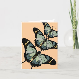 Butterfly Trip Note Card Karte