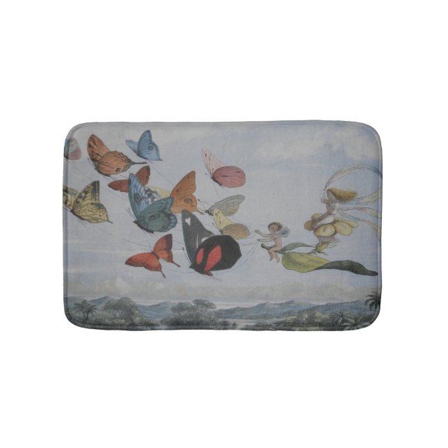 Butterfly und Fairy Queen Butterfys Fairies Badematte (Vorderseite)