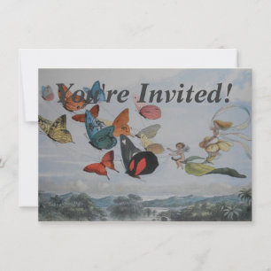 Butterfly und Fairy Queen Butterfys Fairies Einladung