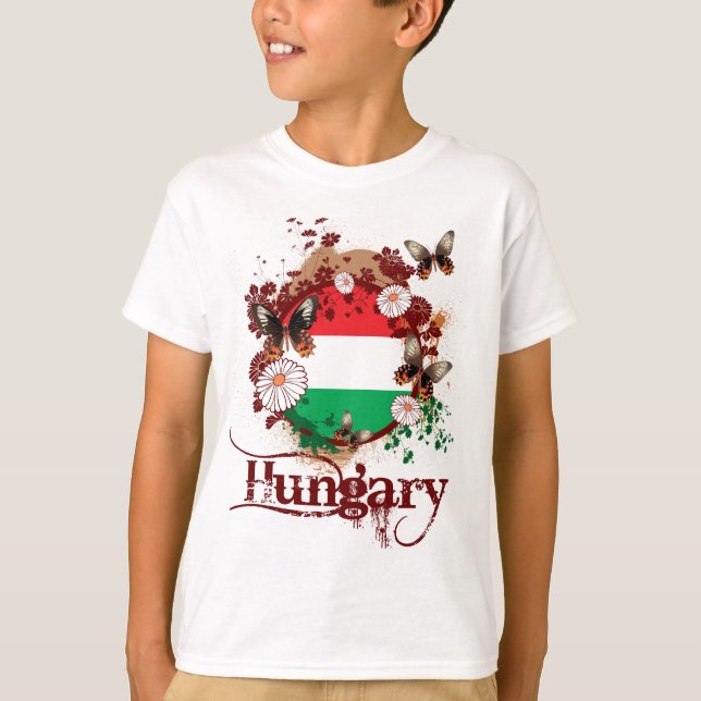 Butterfly Ungarn T-Shirt (Vorderseite)