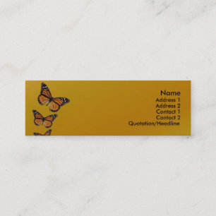 Butterfly-Visitenkarte Mini Visitenkarte