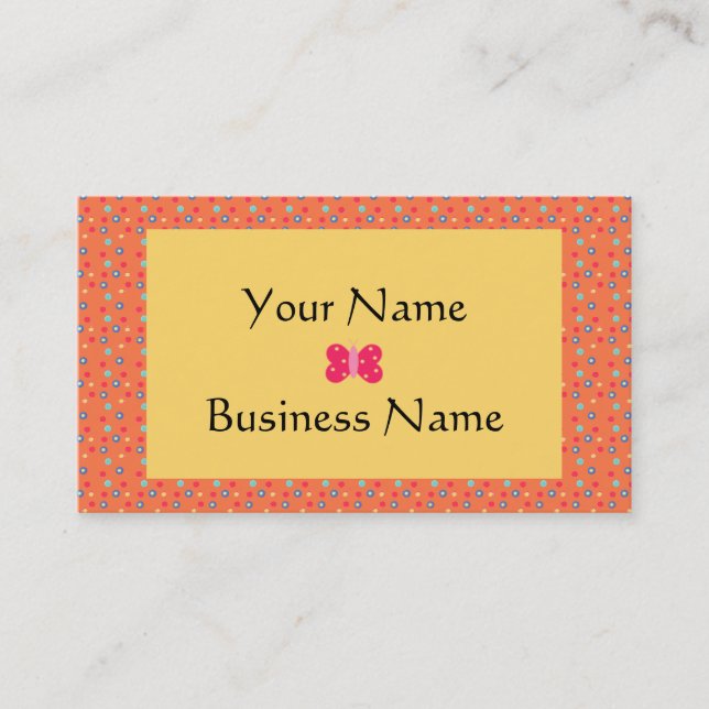 Butterfly-Visitenkarte Visitenkarte (Vorderseite)