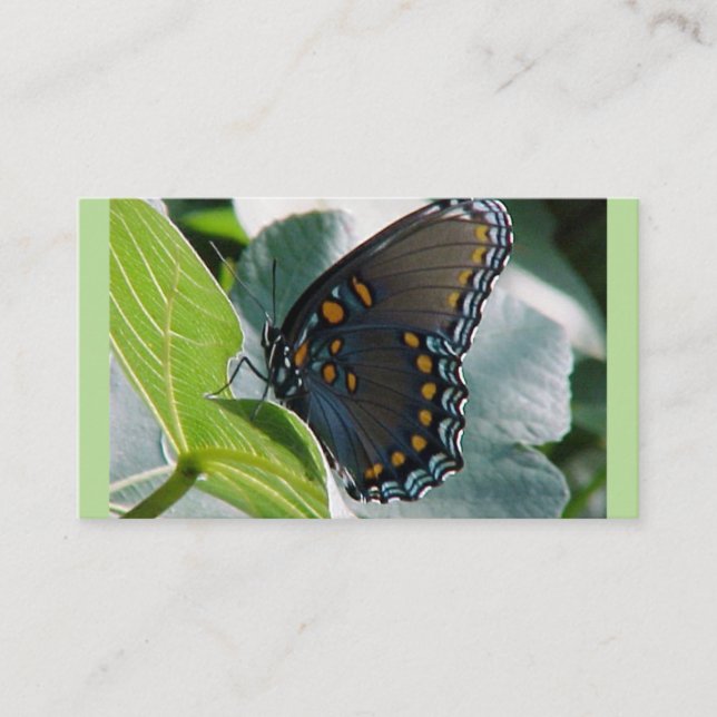 Butterfly-Visitenkarten Visitenkarte (Vorderseite)