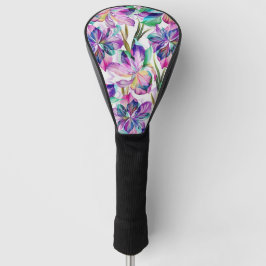 Butterfly Watercolor Blue und White Golf Head Cove Golf Headcover