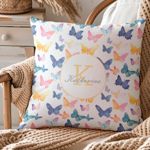 Butterfly Watercolor Individuelle Name