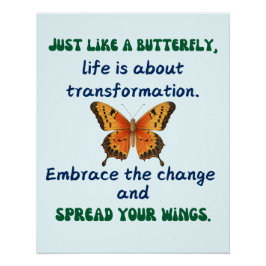 Butterfly Weisheit: Poster