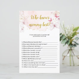 Butterfly Wer die Mama besten Baby Shower Games ke