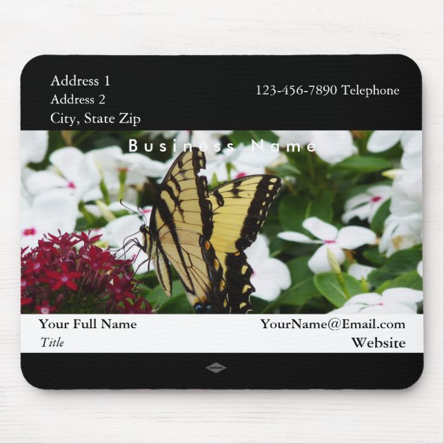 Butterfly-Werbemousepad für Foto Mousepad (Vorne)