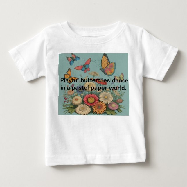 Butterfly Whimsy Baby T-shirt (Vorderseite)