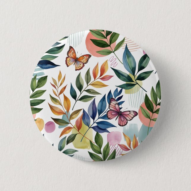 Butterfly Whisky Button (Vorderseite)