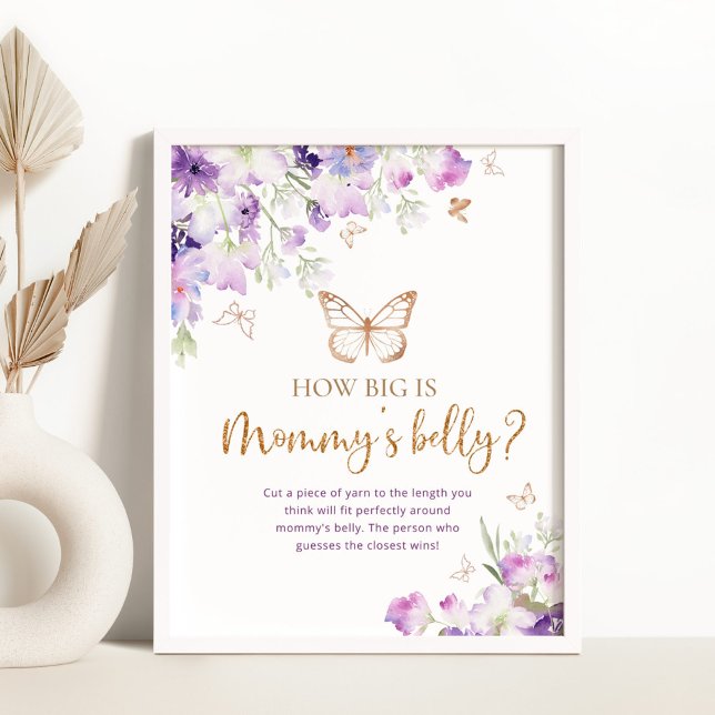 Butterfly, wie groß ist das Bauchposter der Mama Poster (Von Creator hochgeladen)