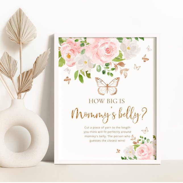 Butterfly wie groß ist das Bauchspiel der Mama Poster (Von Creator hochgeladen)