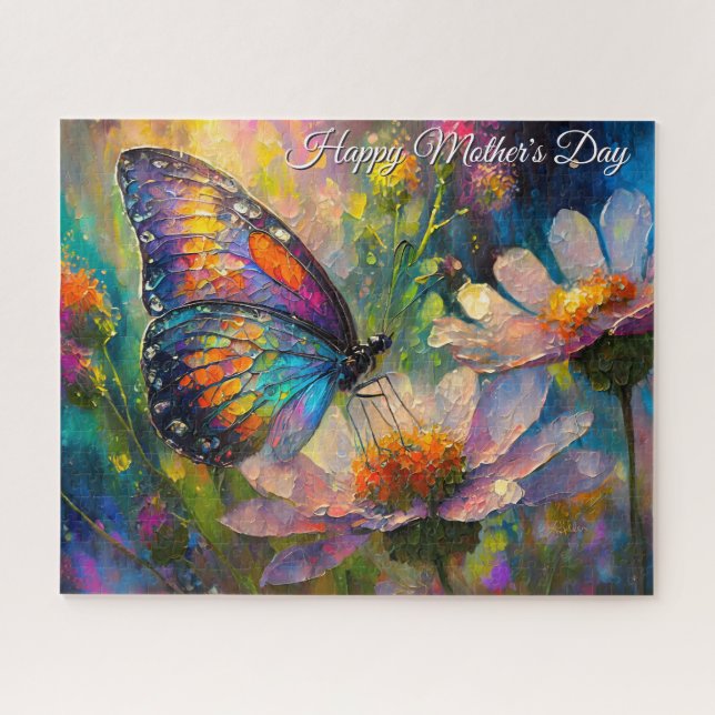Butterfly Wildflower Sunrise Mother's Day (Horizontal)