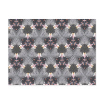 Butterfly Wings Geometric Design Postkarte