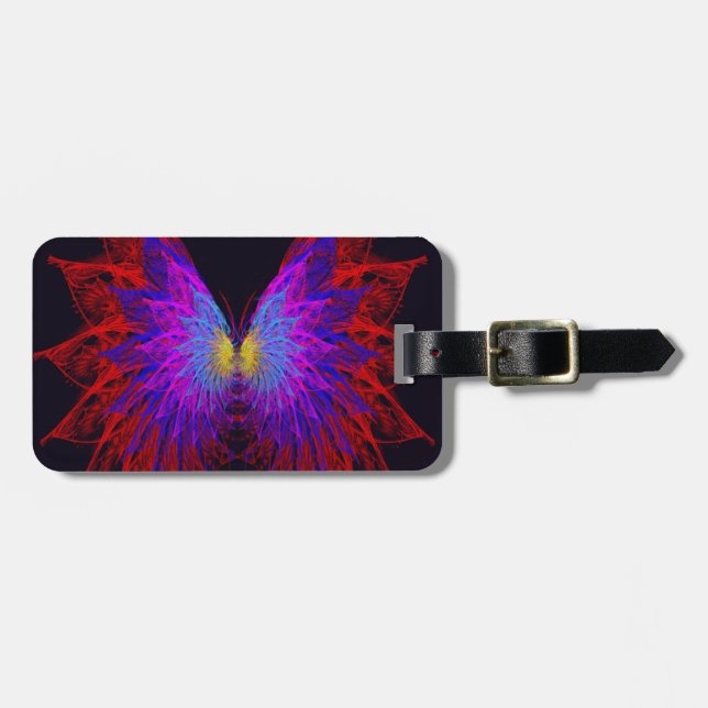 Butterfly Wings Gepäckanhänger (Vorderseite horizontal)