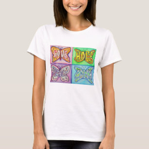 Butterfly Wings Inspirationssätze Benutzerdefinier T-Shirt