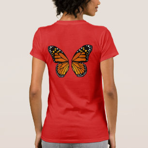 Butterfly Wings Ladys T - Shirt Niedlich Butterfly