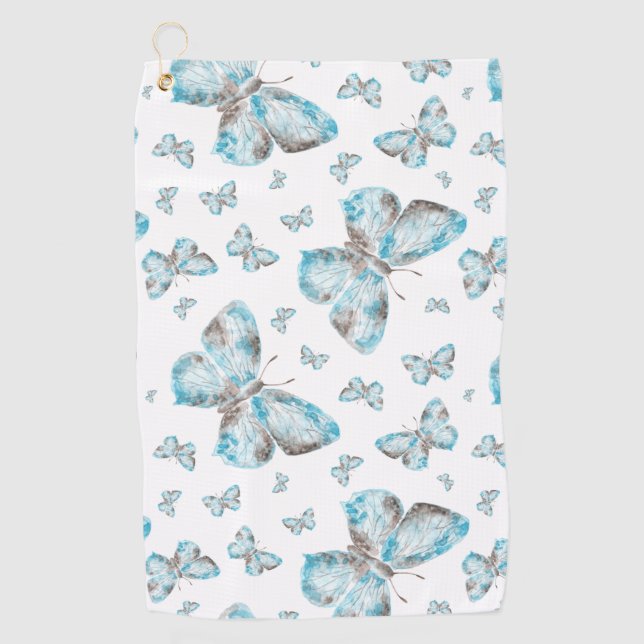 Butterfly Wings Wall Art Golfhandtuch (Vorderseite)