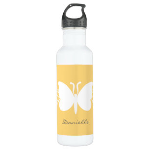 Butterfly Wirbel Liberty Flasche, gelb Trinkflasche