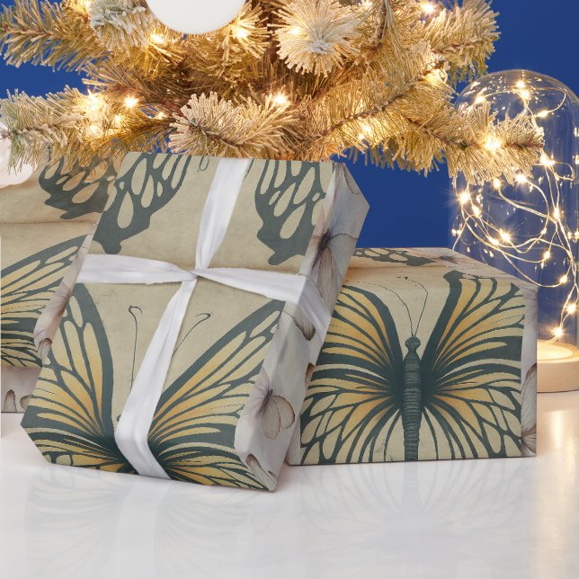 Butterfly Wonderland Design Wrapper Geschenkpapier (Feiertage)