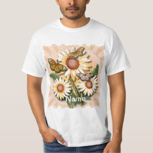 Butterfly Yellow Daisies T-Shirt