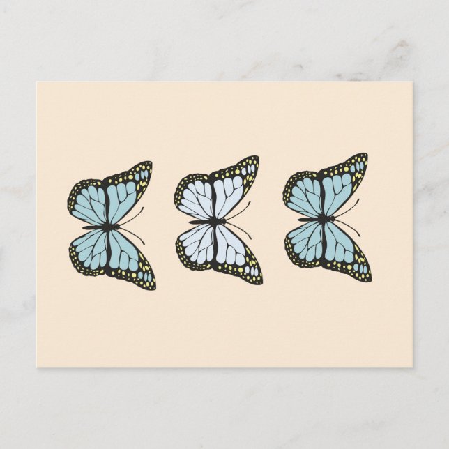 Butterflyerkollektion Postkarte (Vorderseite)