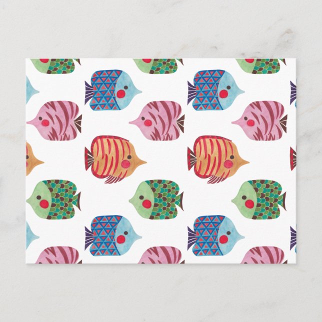 Butterflyfish Postkarte (Vorderseite)