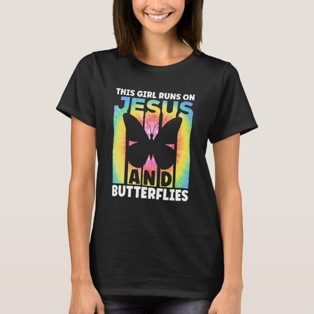 Butterflys Apparel Butterfly Art Quote Monarch But T-Shirt (Vorderseite)