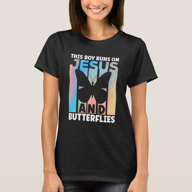 Butterflys Apparel Butterfly Art Zitat Monarch abe T-Shirt (Vorderseite)