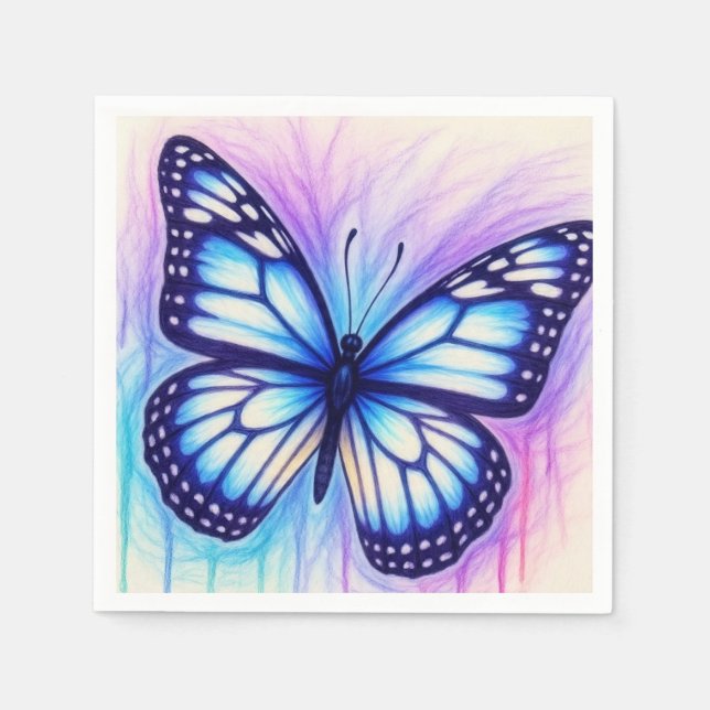 ButterflySketch Serviette (Vorderseite)