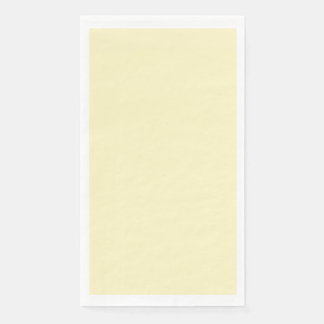 Buttergelb einfarbig serviette (Vorderseite)