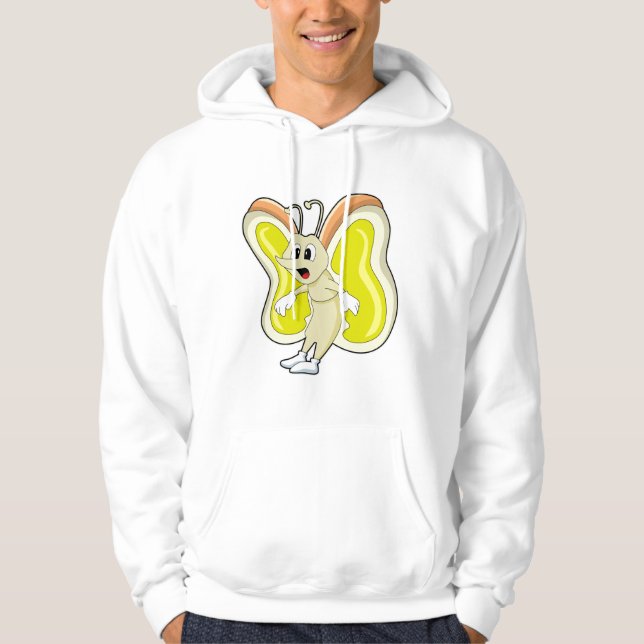 Buttergelb Hoodie (Vorderseite)