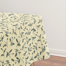 Buttergelb Modern Farmhouse Daisy Knospen Muster Tischdecke