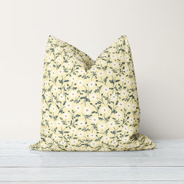 Buttergelbe Creme Modern Farmhouse Gänseblümchen-M Kissen