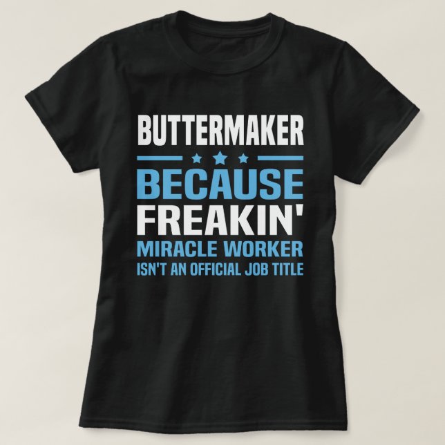 Buttermaker T-Shirt (Design vorne)