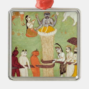Buttermenge des Meeres von Milch, 15.-1. Silbernes Ornament