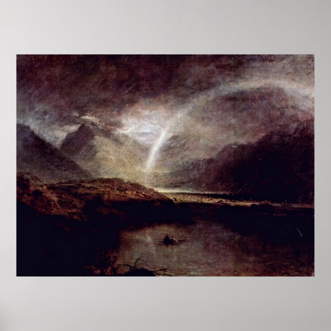 Buttermere Lake von Joseph Mallord William Turner Poster (Vorne)