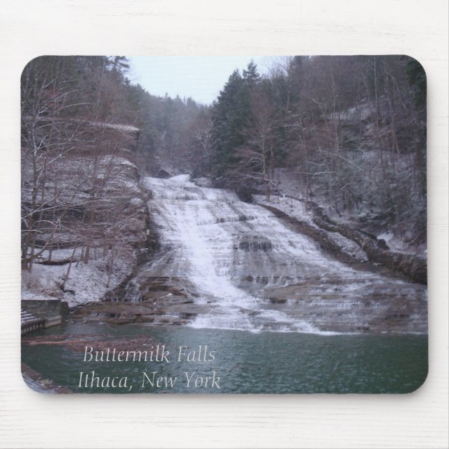 Buttermilch-Fälle Mousepad (Vorne)