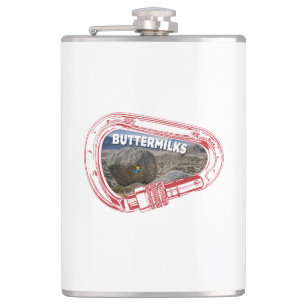 Buttermilch Klettern Carabiner Flasche Flachmann