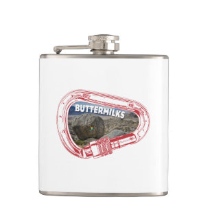 Buttermilch Klettern Carabiner Flasche Flachmann